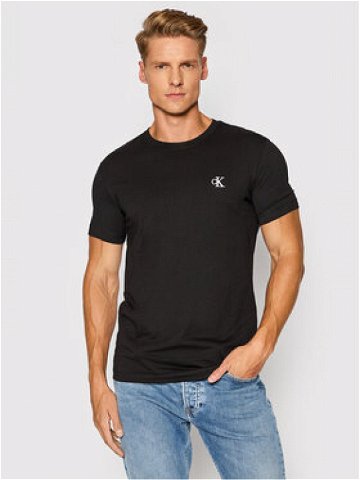 Calvin Klein Jeans T-Shirt Tee Shirt Essential J30J314544 Černá Slim Fit