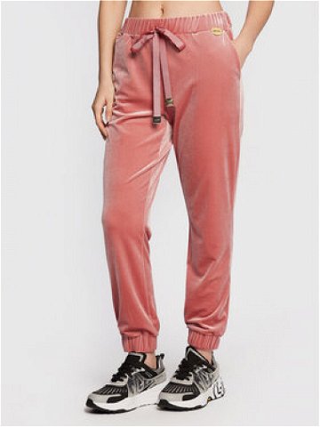 Liu Jo Teplákové kalhoty 5F2067 J6510 Růžová Regular Fit