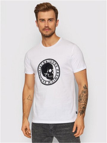 Jack & Jones PREMIUM T-Shirt Blacult 12199808 Bílá Regular Fit