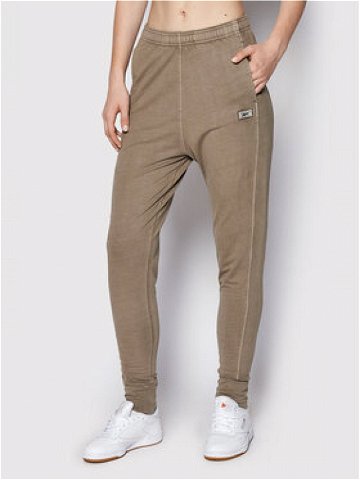 Reebok Teplákové kalhoty Classics Natural Dye HN4393 Hnědá Slim Fit