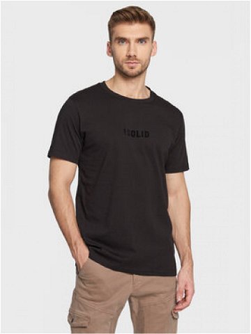 Solid T-Shirt Daniels 21107463 Černá Regular Fit