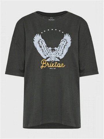 Brixton T-Shirt Freebird 16794 Šedá Oversize