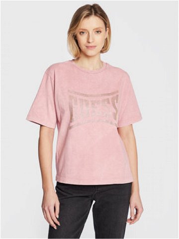 Guess T-Shirt W3RI23 K8FQ0 Růžová Relaxed Fit