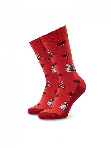 Stereo Socks Klasické ponožky Unisex Mammoth Červená