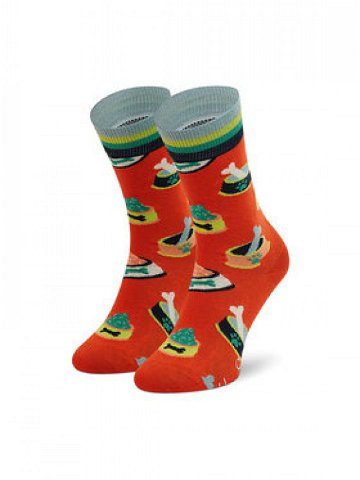 Happy Socks Klasické ponožky Unisex SDGF01-2700 Oranžová