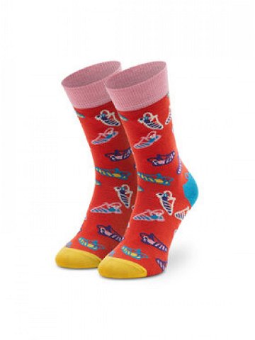 Happy Socks Klasické ponožky Unisex SAN01-4300 Červená