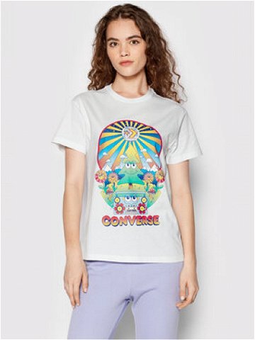 Converse T-Shirt Nature Party Graphic 10024245-A02 Bílá Standard Fit