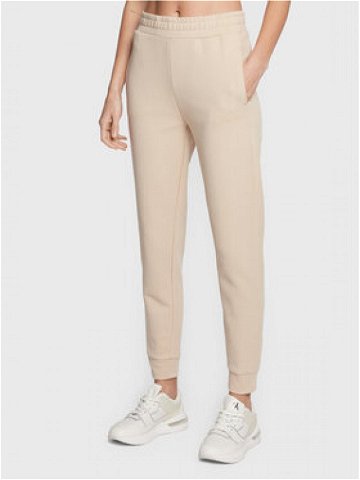 Calvin Klein Teplákové kalhoty Micro Logo Essential K20K204424 Béžová Regular Fit