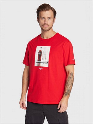 Puma T-Shirt COCA-COLA 536159 Červená Regular Fit