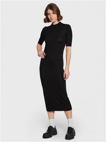 Calvin Klein Úpletové šaty Extra Fine K20K205035 Černá Slim Fit