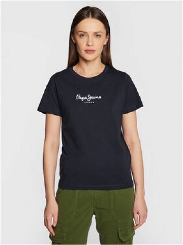 Pepe Jeans T-Shirt Camila PL505292 Tmavomodrá Regular Fit