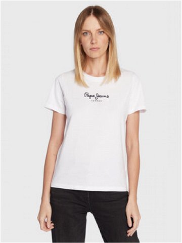 Pepe Jeans T-Shirt Camila PL505292 Bílá Regular Fit