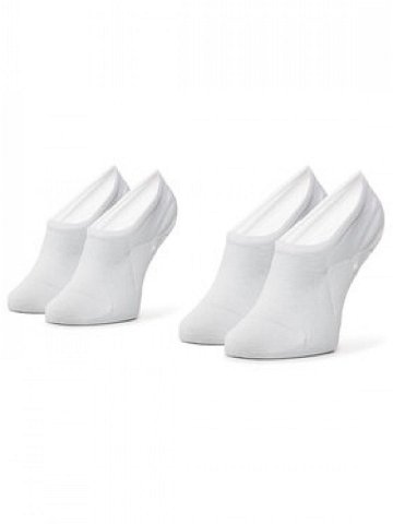 Tommy Hilfiger Sada 2 párů dámských nízkých ponožek 383024001 Bílá