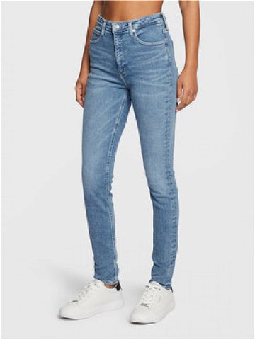 Calvin Klein Jeans Jeansy J20J220187 Modrá Skinny Fit
