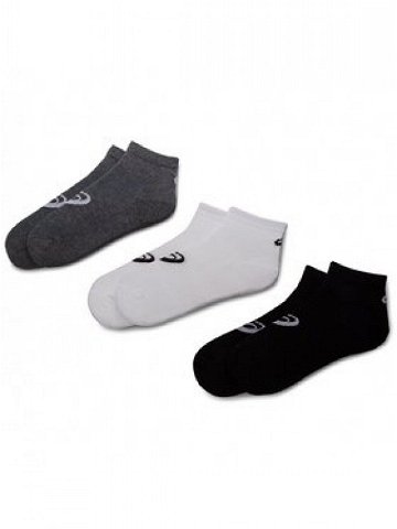 Asics Sada 3 párů nízkých ponožek unisex 3PPK Quarter Sock 155205 Šedá