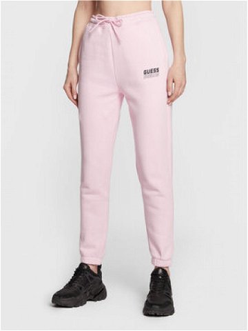 Guess Teplákové kalhoty V2BB18 K9V34 Růžová Regular Fit