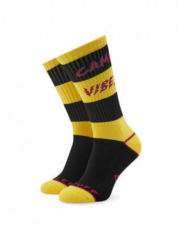 Poler Klasické ponožky Unisex Camp Vibes 223ACUSK04 Žlutá