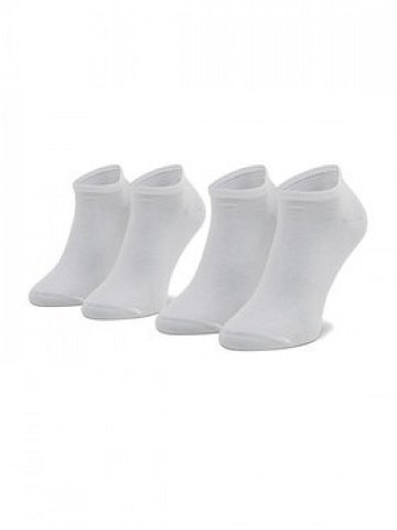 Tommy Hilfiger Sada 2 párů pánských nízkých ponožek 342023001 Bílá