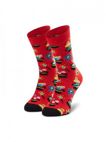 Happy Socks Klasické ponožky Unisex MAG01-4300 Červená