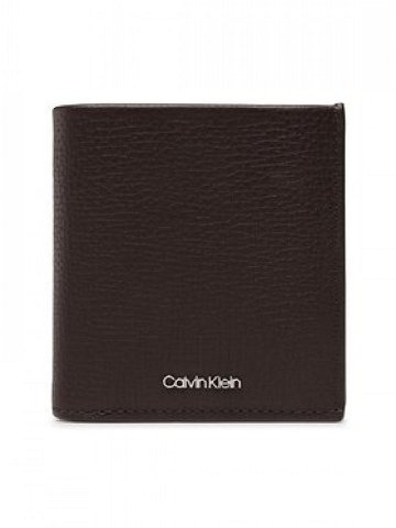 Calvin Klein Malá pánská peněženka Minimalism Trifold 6Cc W Coin K50K509624 Hnědá