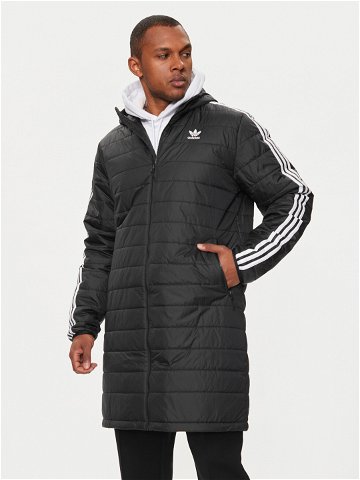 Adidas Vatovaná bunda HM2461 Černá Regular Fit