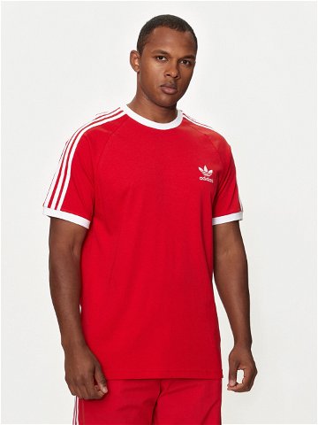 Adidas T-Shirt Adicolor Classics 3-Stripes T-Shirt IA4852 Červená Regular Fit