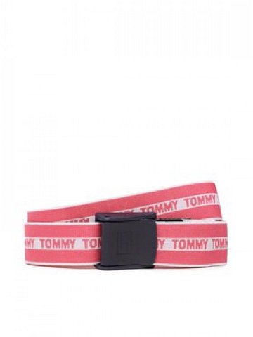 Tommy Hilfiger Dětský pásek Tommy Webbing Belt AU0AU01557 Růžová