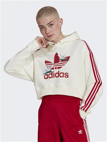 Adidas Mikina THEBE MAGUGU HK5210 Écru Relaxed Fit