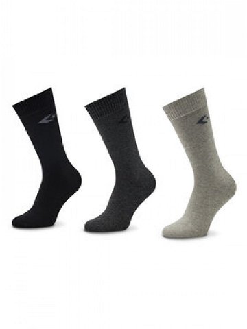 Converse Sada 3 párů pánských vysokých ponožek E745H-3020 Barevná