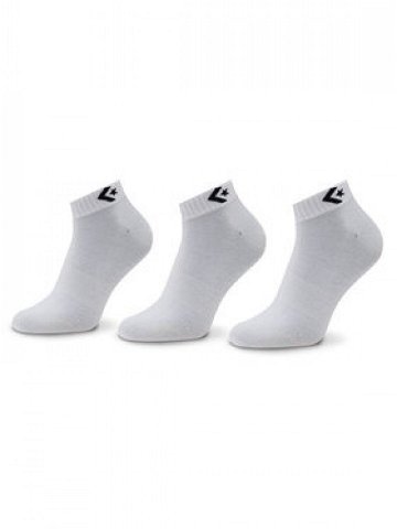Converse Sada 3 párů dámských nízkých ponožek E746W Bílá