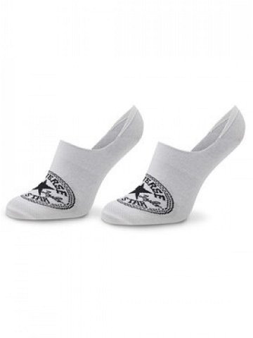 Converse Sada 2 párů pánských ponožek E1138W-2020 Bílá
