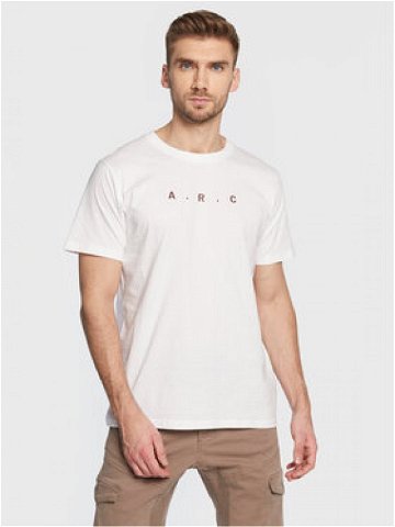 Solid T-Shirt Dain 21107279 Bílá Regular Fit
