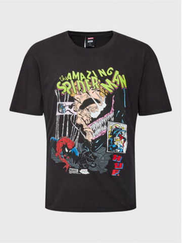 HUF T-Shirt MARVEL Brock Washed TS02058 Černá Regular Fit