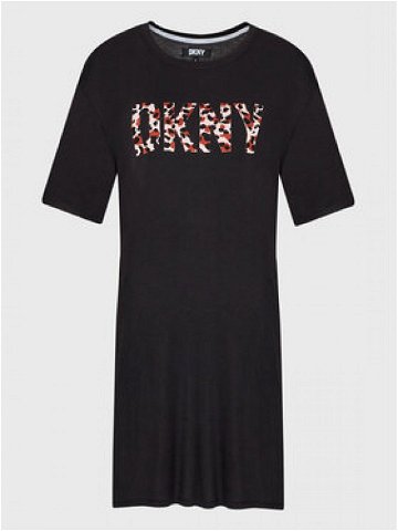 DKNY Noční košile YI2322609 Černá Regular Fit