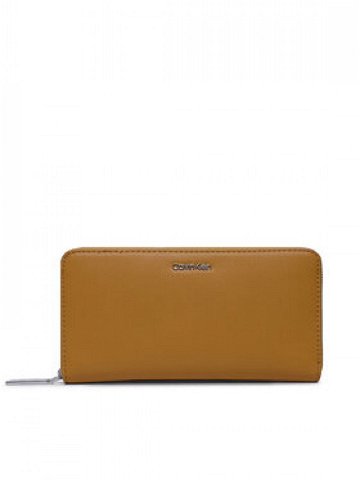 Calvin Klein Velká dámská peněženka Ck Must Z A Wallet Lg K60K606698 Žlutá
