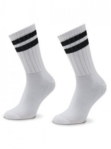 Converse Sada 2 párů pánských vysokých ponožek E744W Bílá
