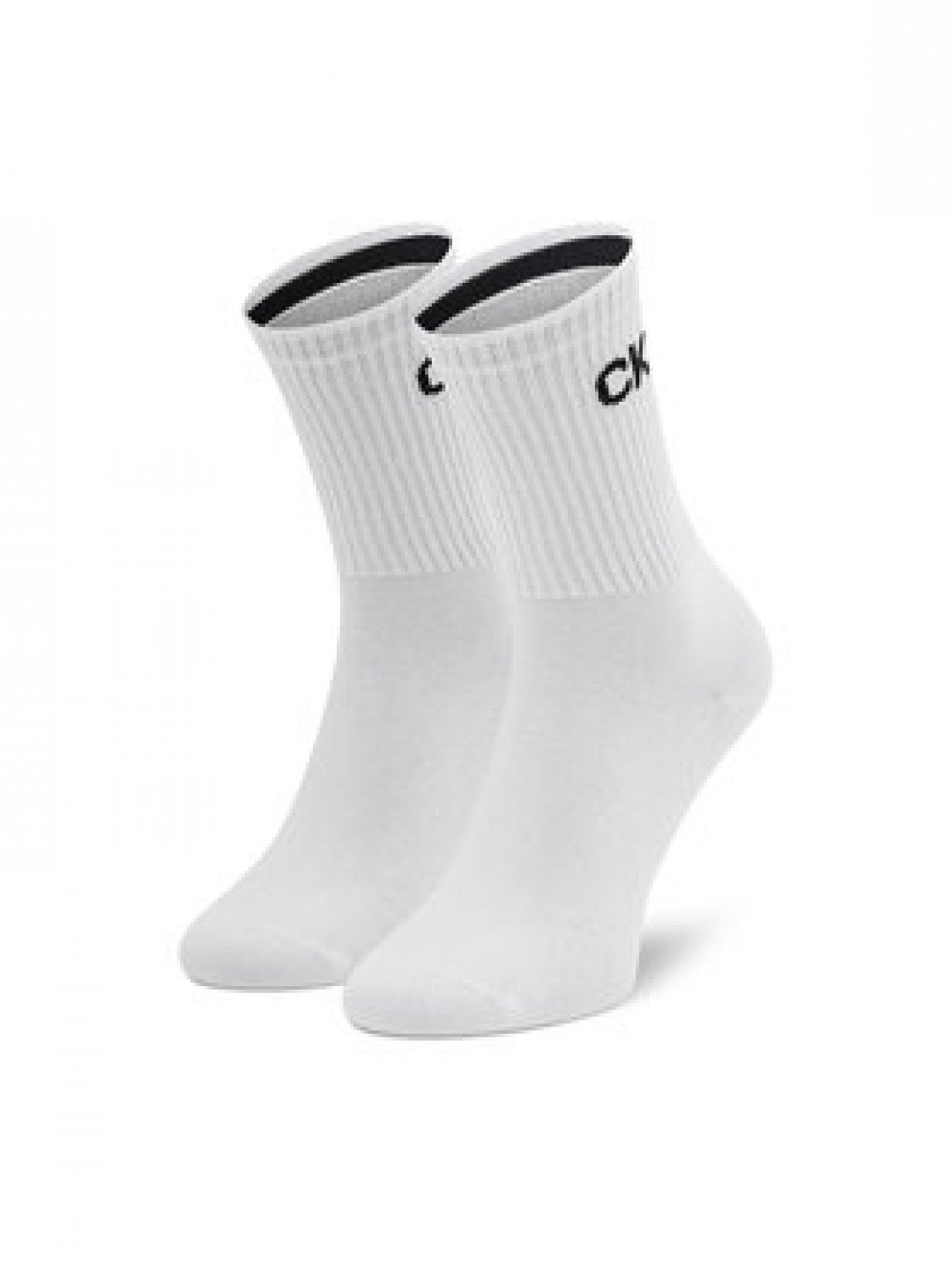 Calvin Klein Dámské klasické ponožky 701218784 Bílá