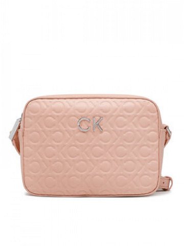 Calvin Klein Kabelka Re-Lock Camera Bag Emb Mono K60K610199 Růžová