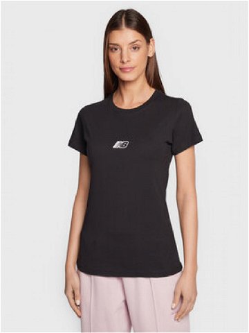 New Balance T-Shirt Essentials WT23515 Černá Athletic Fit