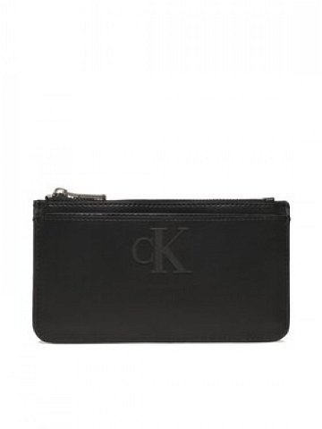 Calvin Klein Jeans Pouzdro na kreditní karty Sleek Coin Purse Solid K60K610338 Černá