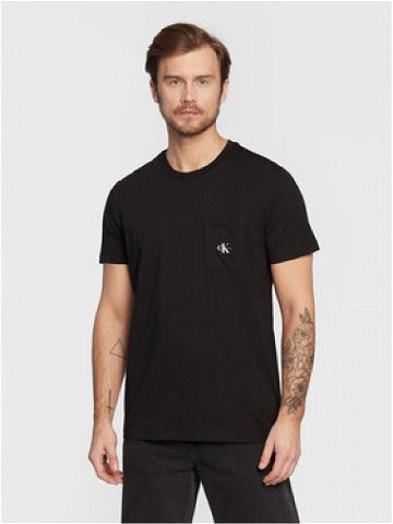 Calvin Klein Jeans T-Shirt J30J323027 Černá Regular Fit