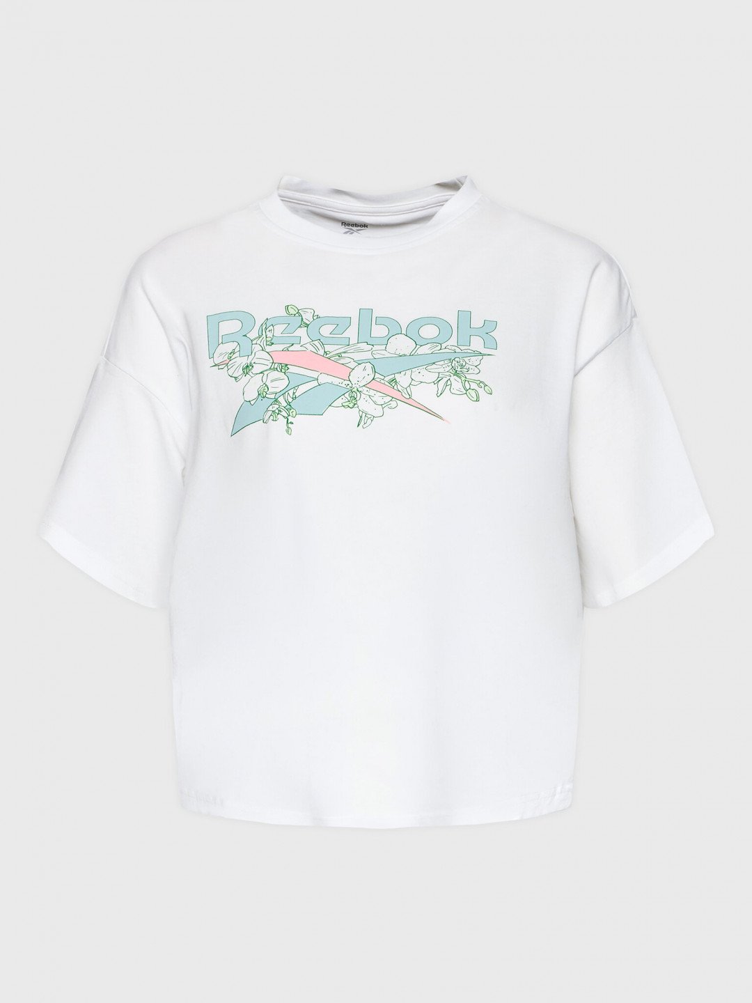Reebok T-Shirt Quirky HD0945 Bílá Relaxed Fit