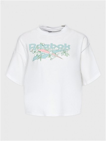 Reebok T-Shirt Quirky HD0945 Bílá Relaxed Fit