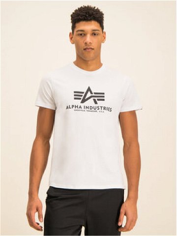 Alpha Industries T-Shirt Basic 100501 Bílá Regular Fit