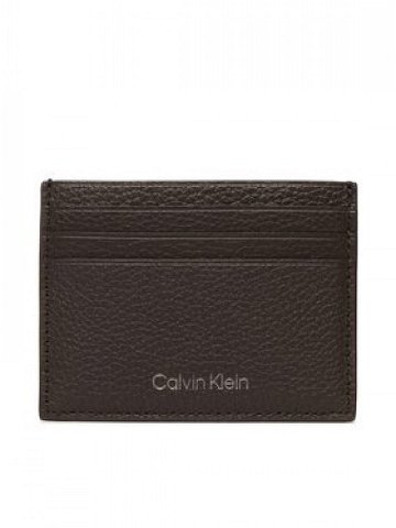 Calvin Klein Pouzdro na kreditní karty Warmth Cardholder 6Cc K50K507389 Hnědá