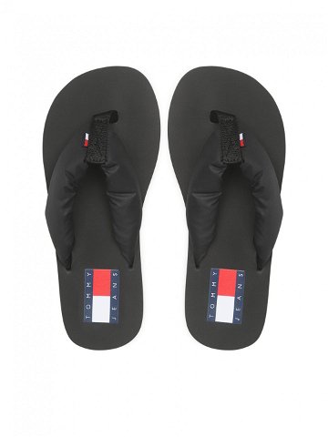 Tommy Jeans Žabky Flag Eva Beach Sandal EN0EN02111 Černá