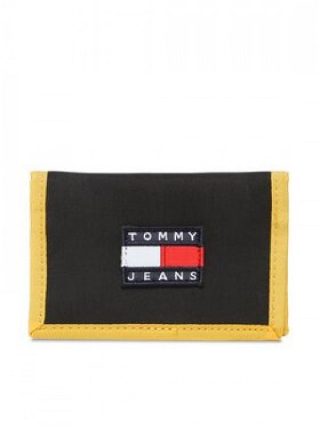 Tommy Jeans Velká pánská peněženka Tjm Heritage Trifold AM0AM10637 Černá