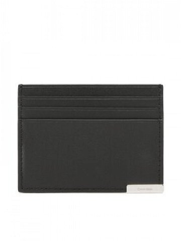 Calvin Klein Pouzdro na kreditní karty Modern Plaque Cardholder 6cc K50K509987 Černá