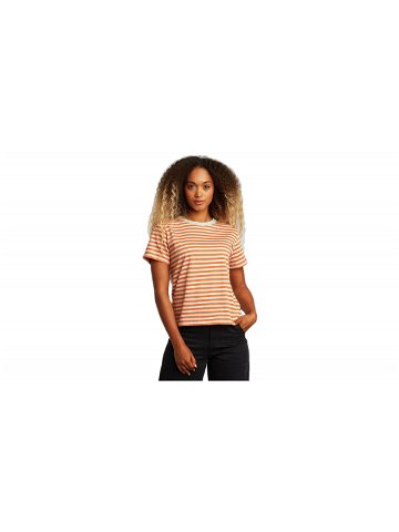 Dedicated T-shirt Mysen Stripes Orange