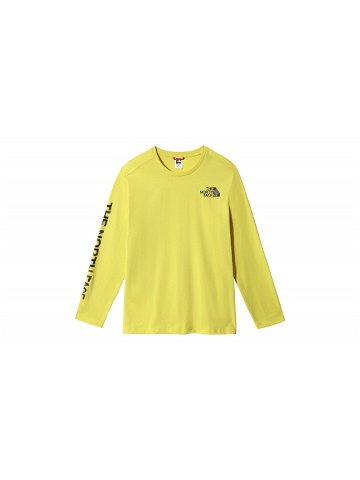 The North Face M Coordinates L S Tee Acid Yellow